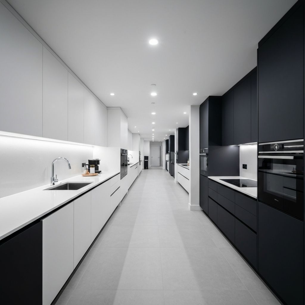 Cocinas fabricadas en serie para desarrollos de constructoras